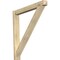 Ekena Millwork Traditional Craftsman Rough Sawn Outlooker, Douglas Fir, 6"W x 46"D x 46"H OUT06X46X46TRA04RDF - alternate 1